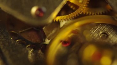 metal Dişli çark. Makro. aşırı closeup
