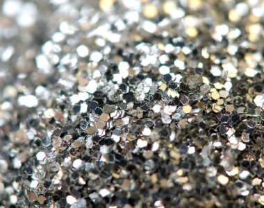 tatil parlak bulanık Gümüş arka plan. Makro