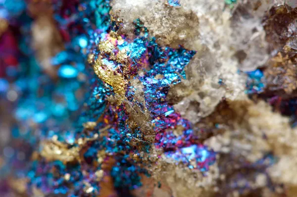 Abstracte achtergrond van een metalen mineraal. — Stockfoto