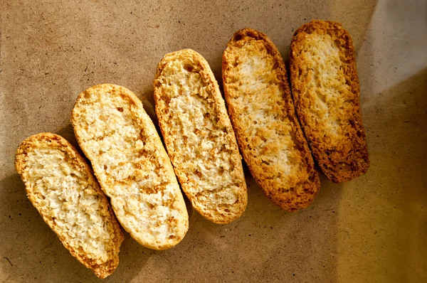 Braunes Olivenölbrot, gesunde Ernährung — Stockfoto