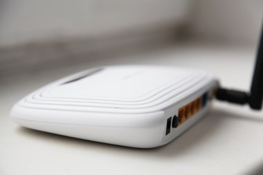 White router on a white background clipart