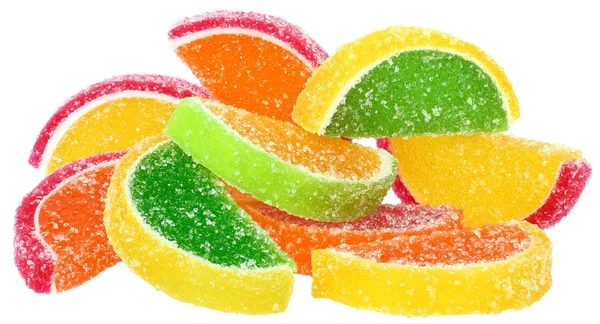 Süßigkeiten handvoll isoliert — Stockfoto