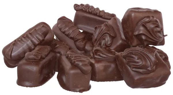 Doces de chocolate Heap — Fotografia de Stock