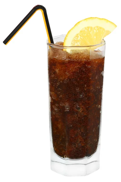 Cola cocktail with crushed ice — Stock Photo, Image