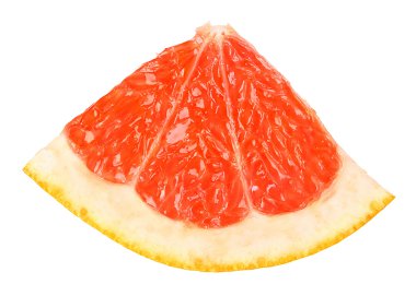 izole Dilimlenmiş Greyfurt