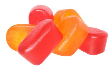 Kırmızı ve turuncu şeker