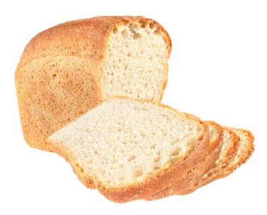 Dilimlenmiş ekmek izole