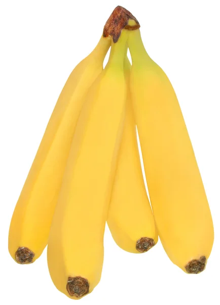 Banana madura isolada — Fotografia de Stock