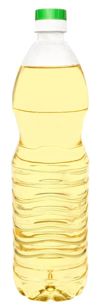 Fles van plantaardige olie — Stockfoto