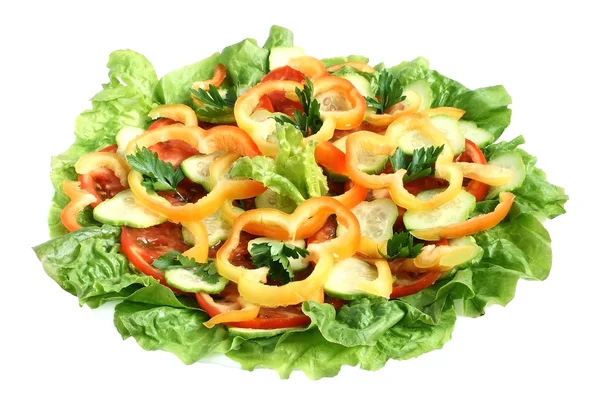 Salade van verse groenten — Stockfoto