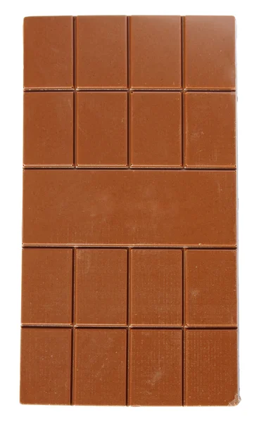 Staaf-van-chocolade bovenaanzicht — Stockfoto