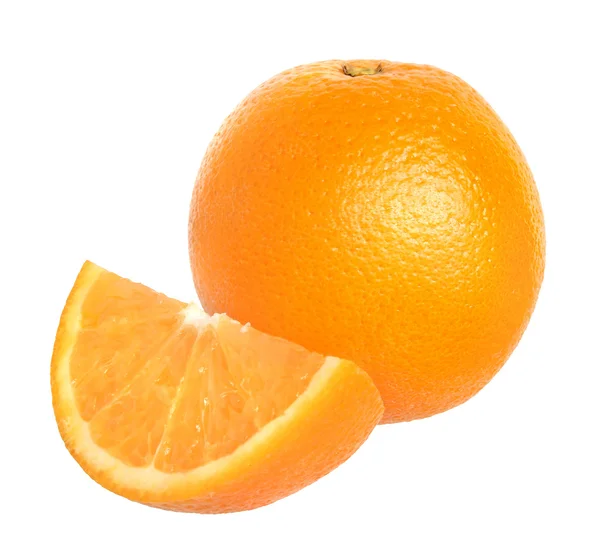 Orange aus nächster Nähe schneiden — Stockfoto