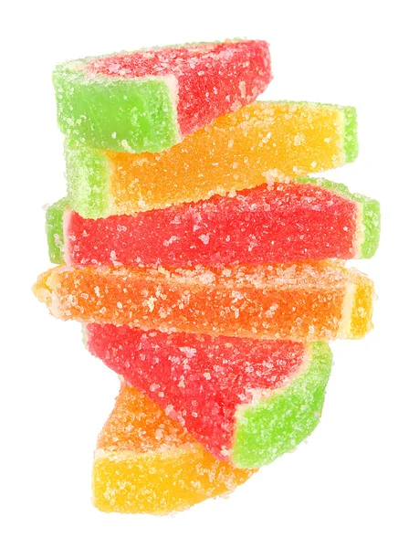 Multicolored candy tower — Stock Photo, Image