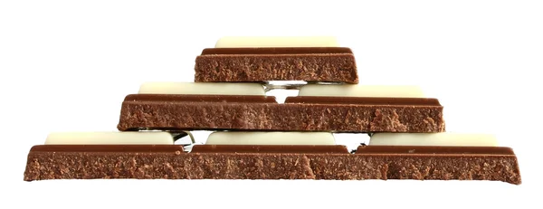 Bar chocolate stack — Stock Photo, Image