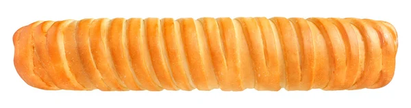Volledige lange brood geïsoleerd — Stockfoto