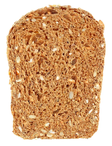 Pão de grão cortado perto — Fotografia de Stock