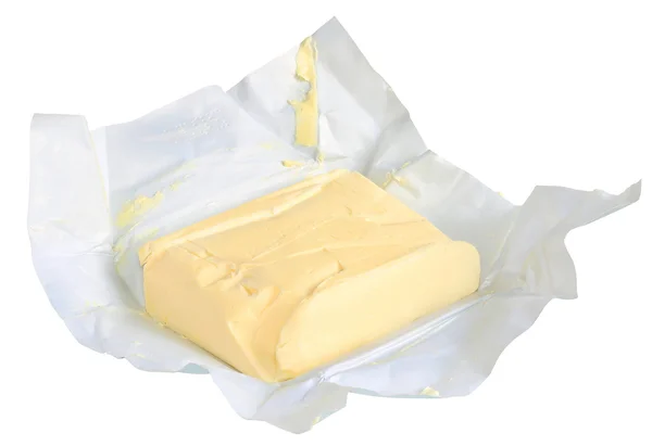 Butter packaged isolated — Stock Photo, Image