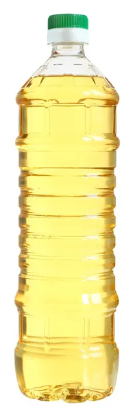 Bottle of vegetable oil — Stock Photo, Image