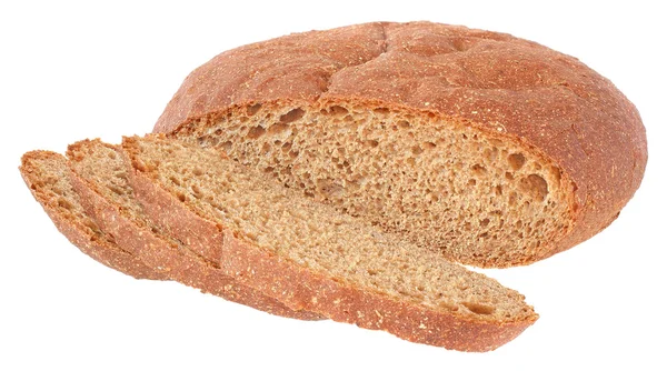 Gesneden bruin graan brood — Stockfoto