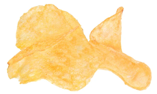 Potato chips isolated. — Stock Photo, Image