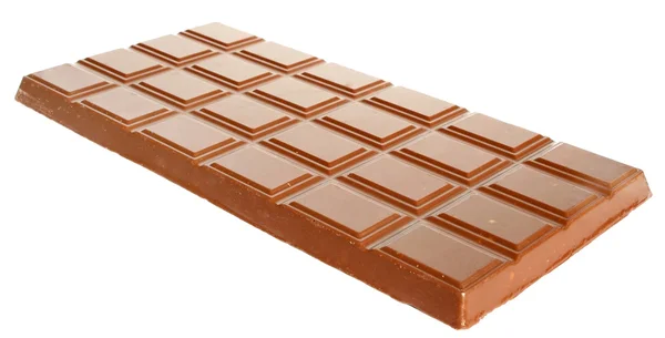 Bar chocolade geïsoleerd — Stockfoto