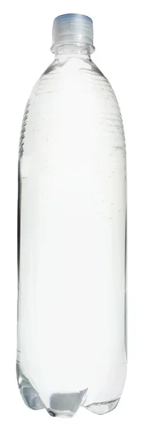 Flaskor med vatten som isolerade — Stockfoto