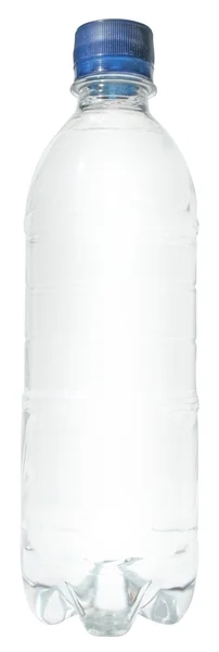 Lahve s vodou, samostatný — Stock fotografie
