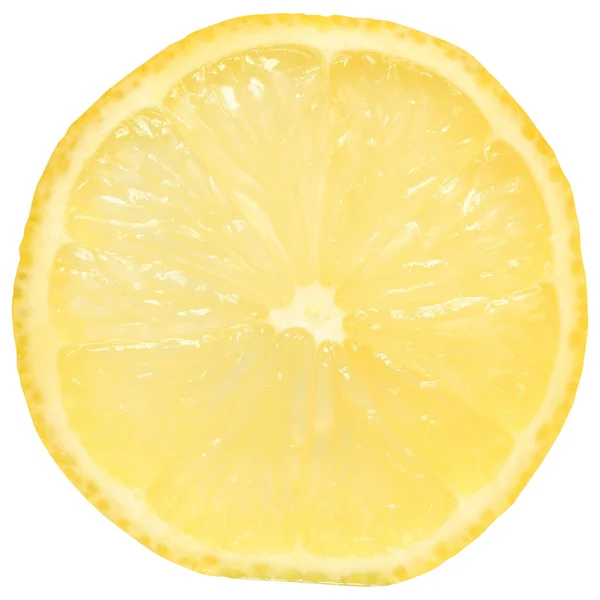 Skär citron närbild — Φωτογραφία Αρχείου