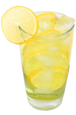 buz küpleri ile limonata