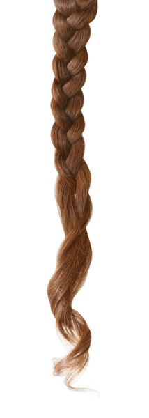 Braid isolated on white.