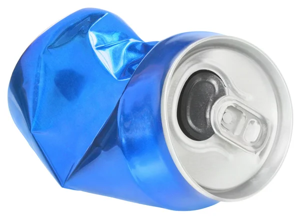 Crumpled can — Stock Photo, Image