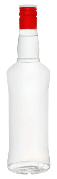 Butelka wódki na białym tle — Zdjęcie stockowe