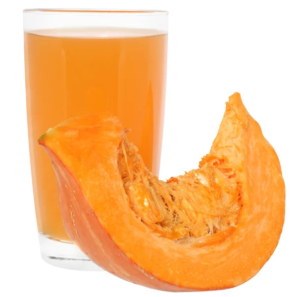 Pumpkin juice isolated — Stock Photo, Image