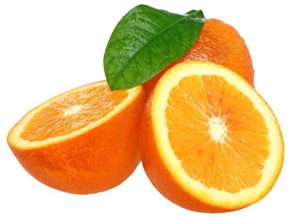 Gesneden sinaasappelen — Stockfoto
