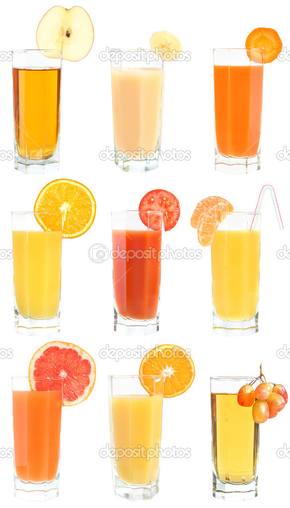 Set of juices