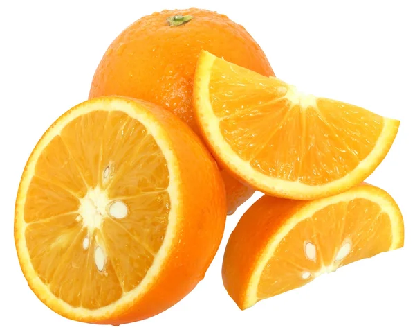 Sliced oranges heap — Stock Photo, Image