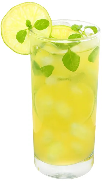 Limonada de frutas com limão — Fotografia de Stock