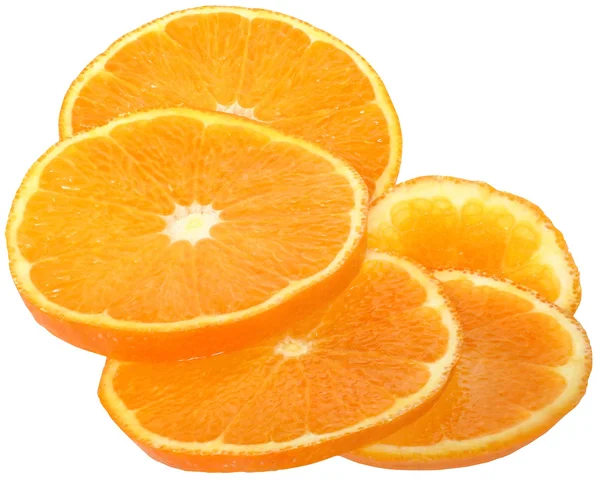 Sliced oranges heap — Stock Photo, Image