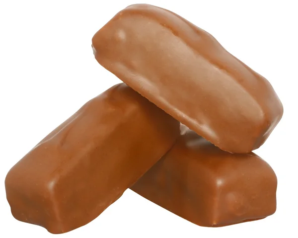 Haldy čokoládové tyčinky. — Stock fotografie