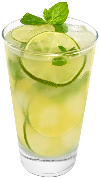 Fruchtlimonade mit Limette — Stockfoto