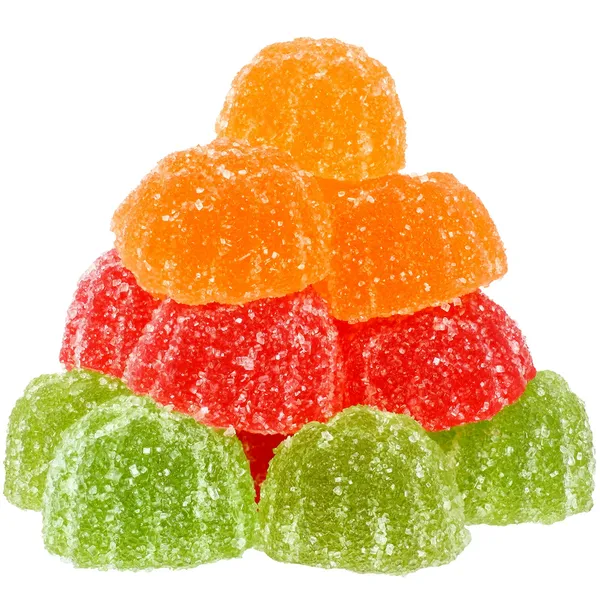 Gruppo multicolore caramelle — Foto Stock