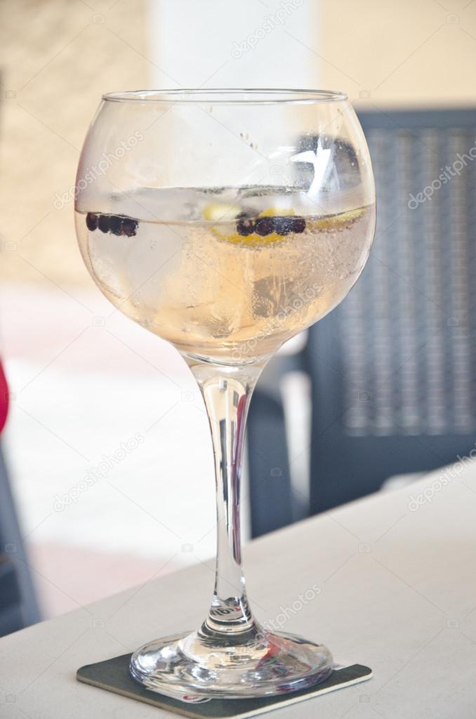 Gin tonic glass Stock Photo by ©annakostyuk 30815615