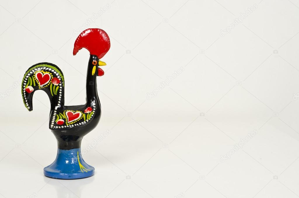 Traditional Ceramic Rooster from Barcelos, Portugal