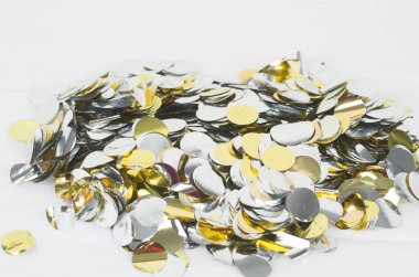 Brillantinas, perlas, konfeti, fiesta, dorado, plata, celebrar, cumpleaos, finde ao, mujer 