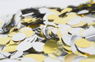 Brillantinas, perlas, konfeti, fiesta, dorado, plata, celebrar, cumpleaos, finde ao, mujer 