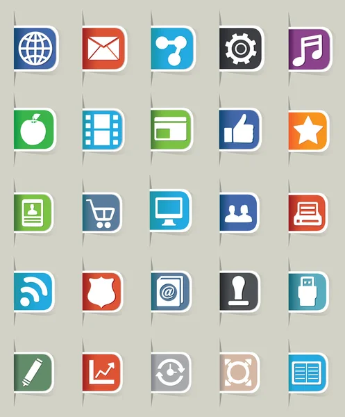 Набор интернет-закладок - часть 1 — стоковый вектор