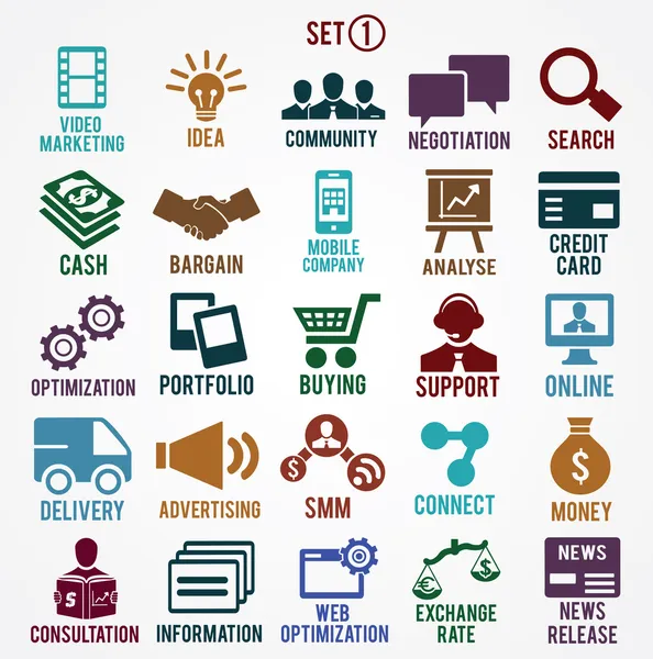 set internet hizmetleri simgeler - Bölüm 1