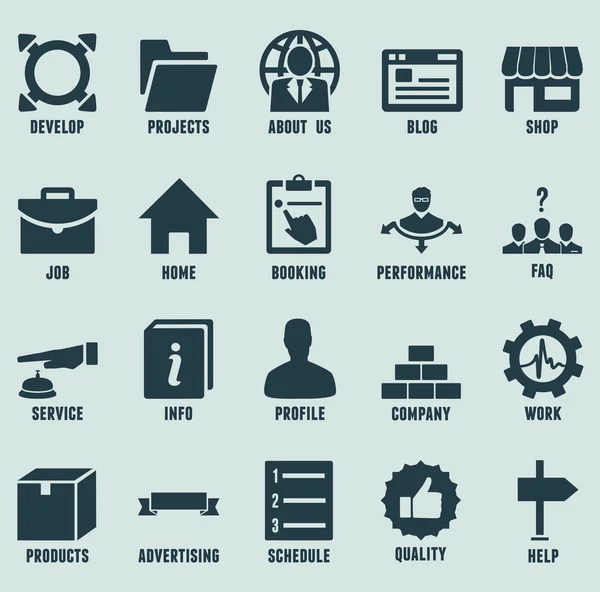 Set von Marketing-Icons für Internet und Service - Teil 2 — Stockvektor