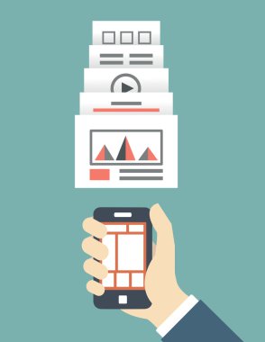 aygıt için mobil uygulama yanıt veren web tasarım
