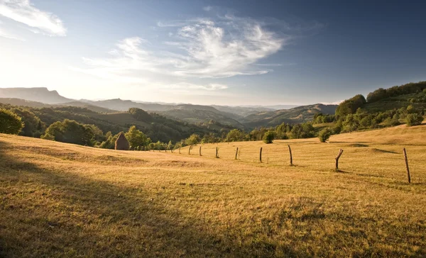 Vallée de montagne verte — Photo